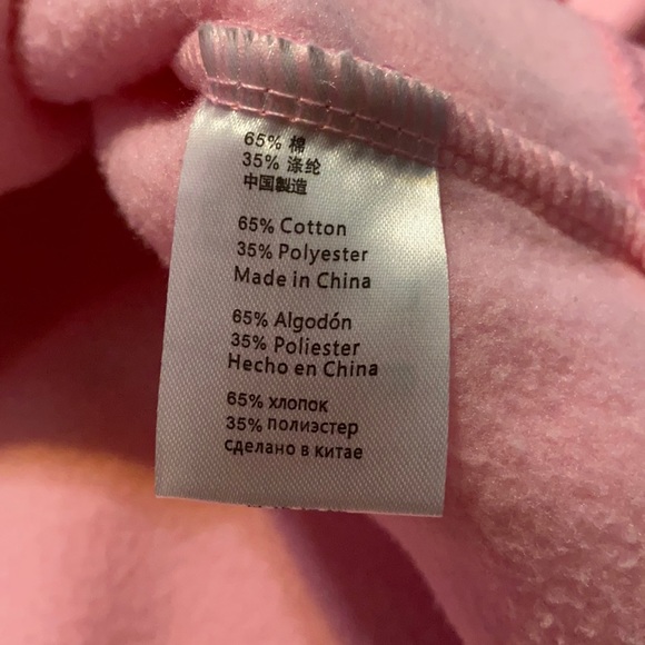 Charli D’Amelio Pink Crop Cat ear Hoodie - Picture 4 of 6